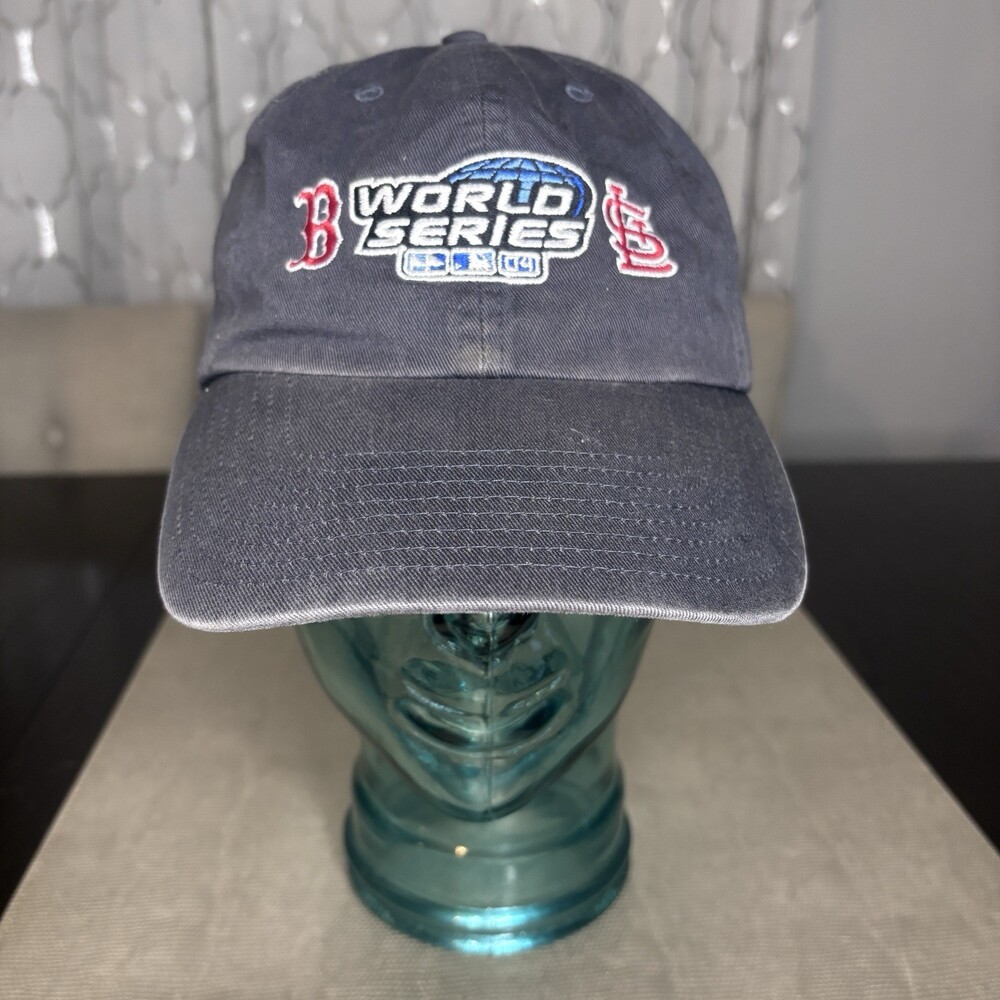 Vintage Boston Red Sox Hat Cap 2004 World Series MLB St. Louis Cardinals Navy
